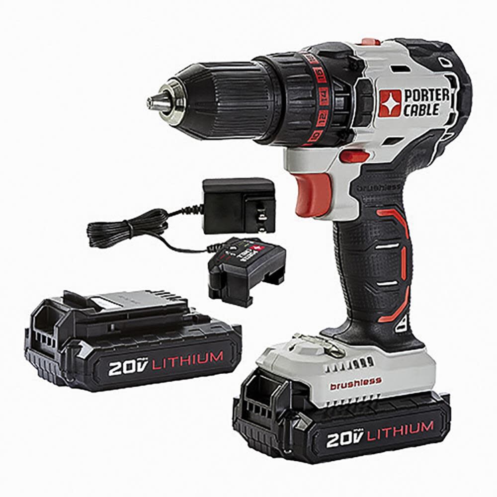 20V MAX Brushless Lithium-Ion Cordless Drill (PCC608LB) Kit PCC608LB