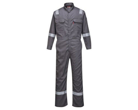 Bizflame 88/12 Iona Fire Resistant Coverall Grey - Large FR94GRRL