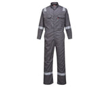 Bizflame 88/12 Iona Fire Resistant Coverall Grey - Medium FR94GRRM