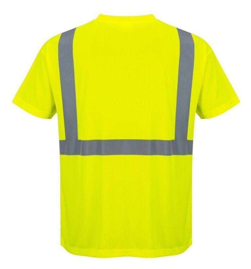 Hi-Vis Pocket T-Shirt Yellow - XLarge S190YERXL