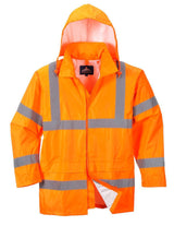 Orange Hi-Vis Rain Jacket - Large UH440ORRL