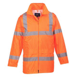 Orange Hi-Vis Rain Jacket - Medium UH440ORRM