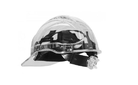 Peak View Ratchet Vented Hard Hat - Clear PV60CLR
