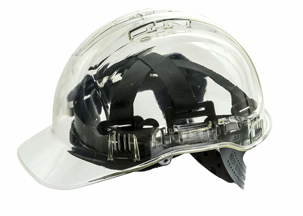 Peak View Ratchet Vented Hard Hat - Clear PV60CLR