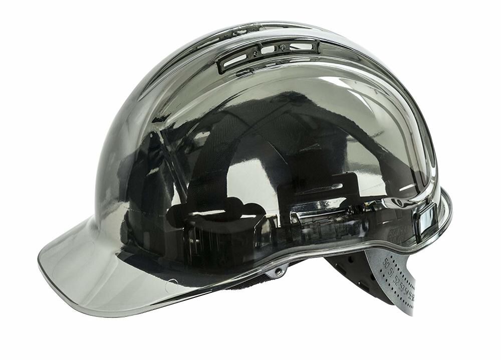 Peak View Ratchet Vented Hard Hat - Smoke PV60SKR