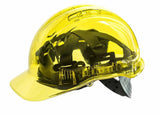 Peak View Ratchet Vented Hard Hat - Yellow PV60YER