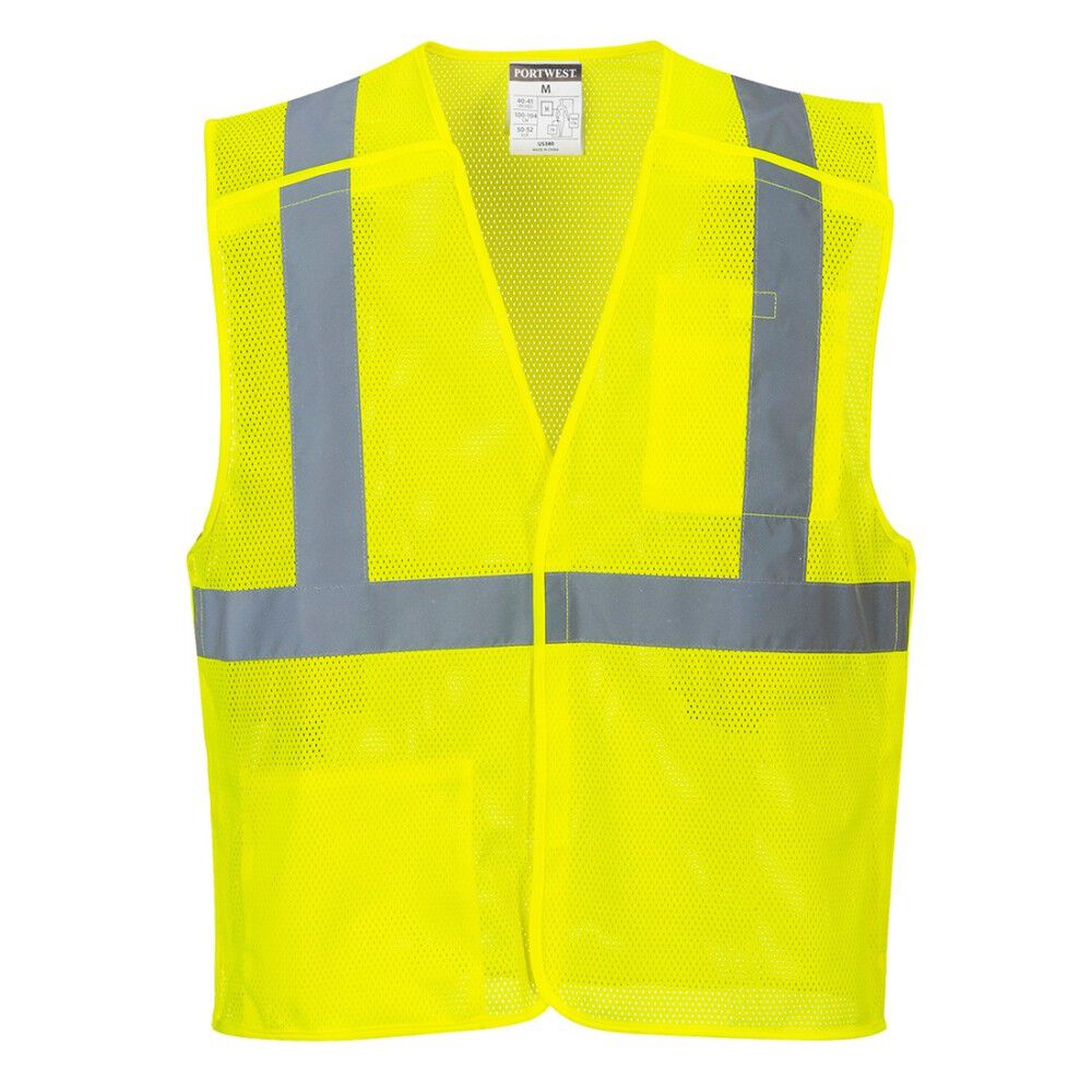 Yellow Economy Mesh Break-Away Vest - 5XL US384YER5XL