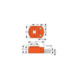 10 Ton 0.44in Cylinder Stroke RLS Series Single Acting RLS100