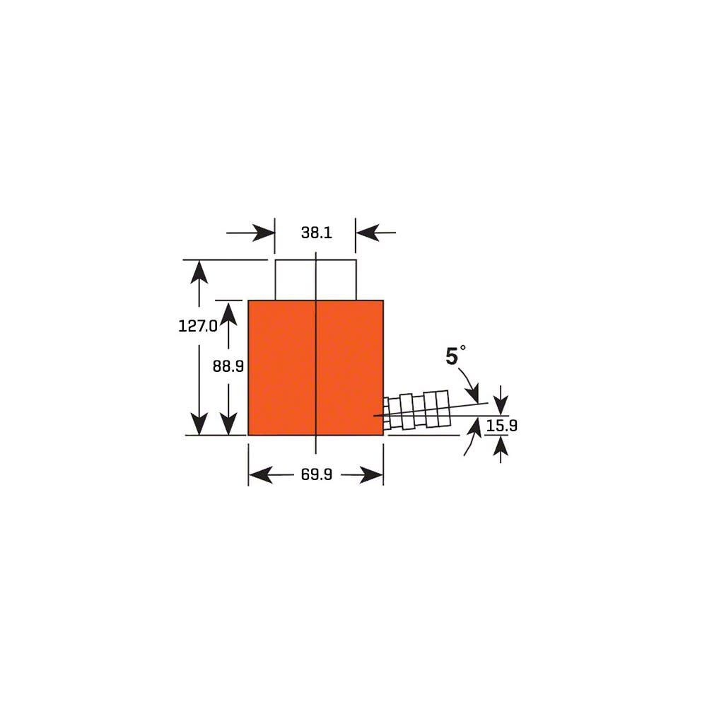 10 Ton 1.5in Cylinder Stroke RSS Series Shorty Single Acting RSS101