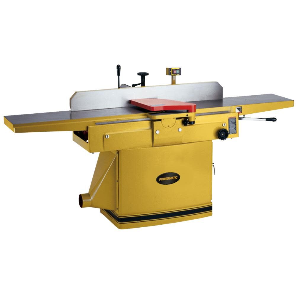 Heavy Duty Gold Bench Jointer with 84-in x 12-in Cast Iron Table, 3-Blade Quick-Change Knife System, Fence Tilt, and Dust Collection 1791241