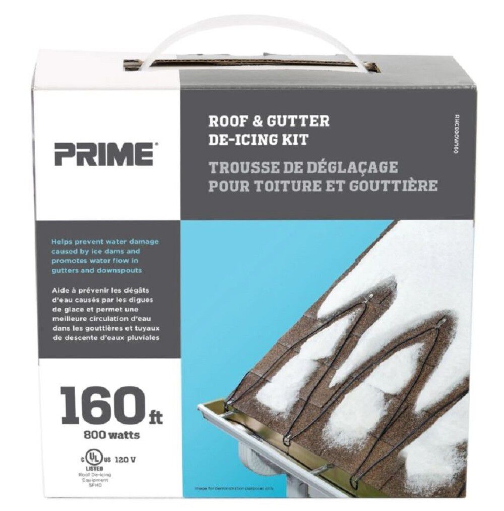 160' Roof & Gutter De-icing Kit RHC800W160