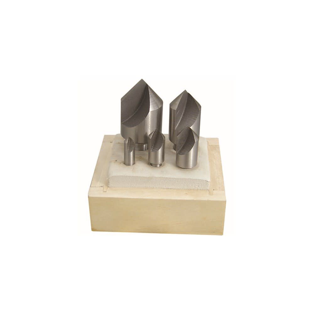 HSS 82 Degree Single Flute Countersink Bit Set 5pc BC55-R23082