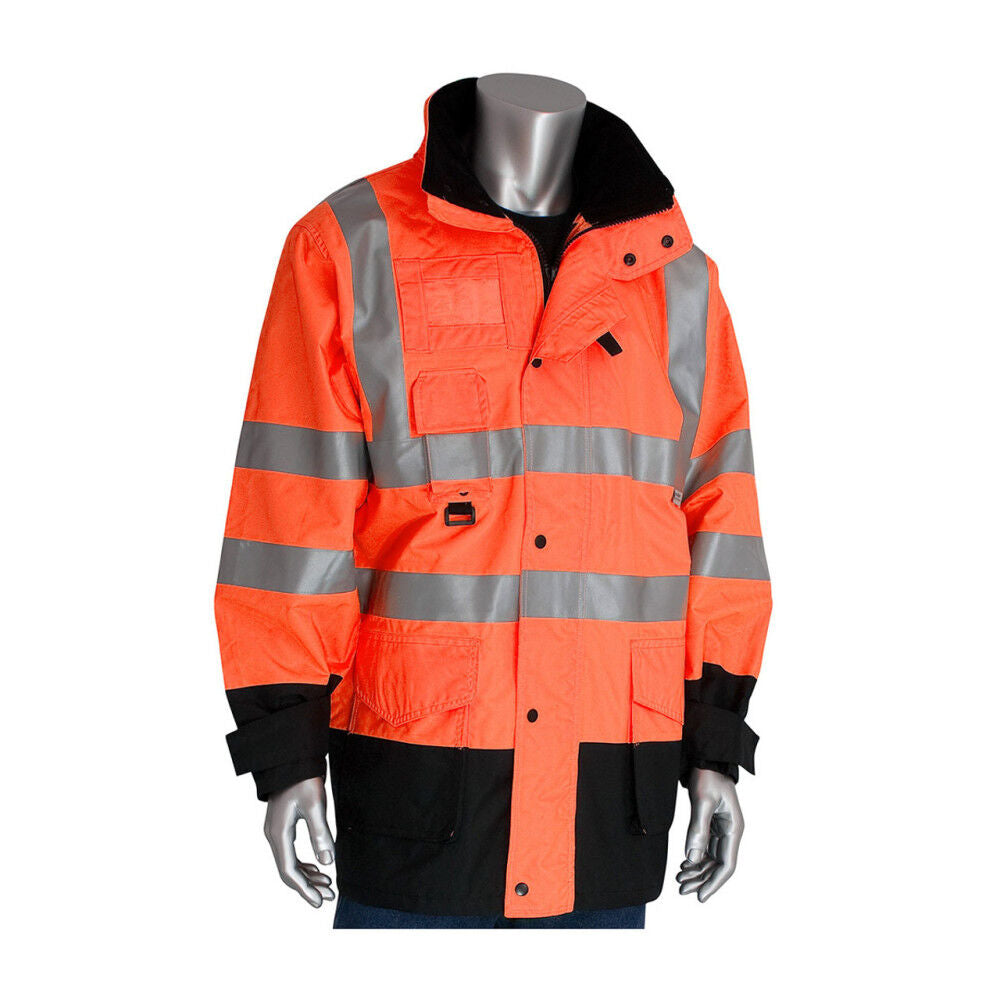 7-in-1 All Conditions Coat Class 3 Hi-Vis Orange 2X 343-1756-OR/2X