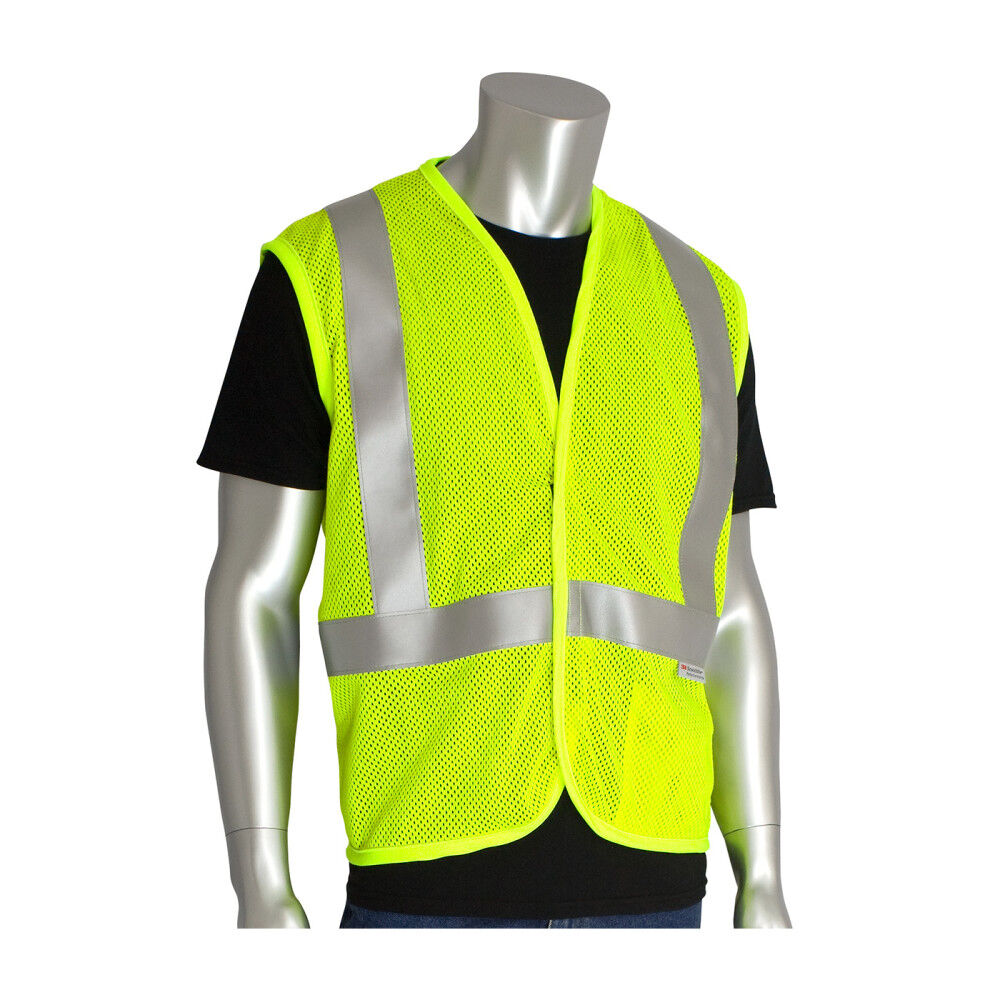 ANSI Type R Class 2 AR/FR Mesh Vest Hi Vis Yellow XL 305-2100-XL