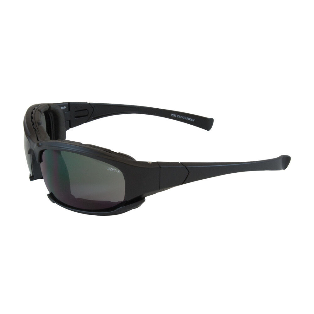 Industrial Products Cefiro Full Frame Safety Glasses with Black Frame & Gray Lens 250-CE-10091