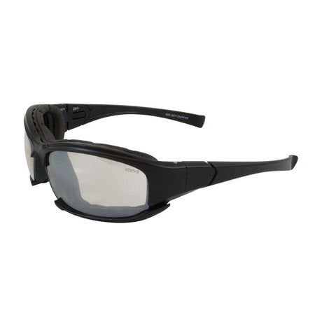 Industrial Products Cefiro Full Frame Safety Glasses with Black Frame & I/O Lens 250-CE-10092