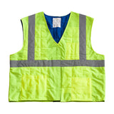 Cooling Vest EZ Cool Hi Vis Yellow Evaporative 2X/3X 390-EZ202-Y2/3X