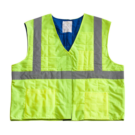 Industrial Products Cooling Vest EZ Cool Hi Vis Yellow Evaporative 2X/3X 390-EZ202-Y2/3X