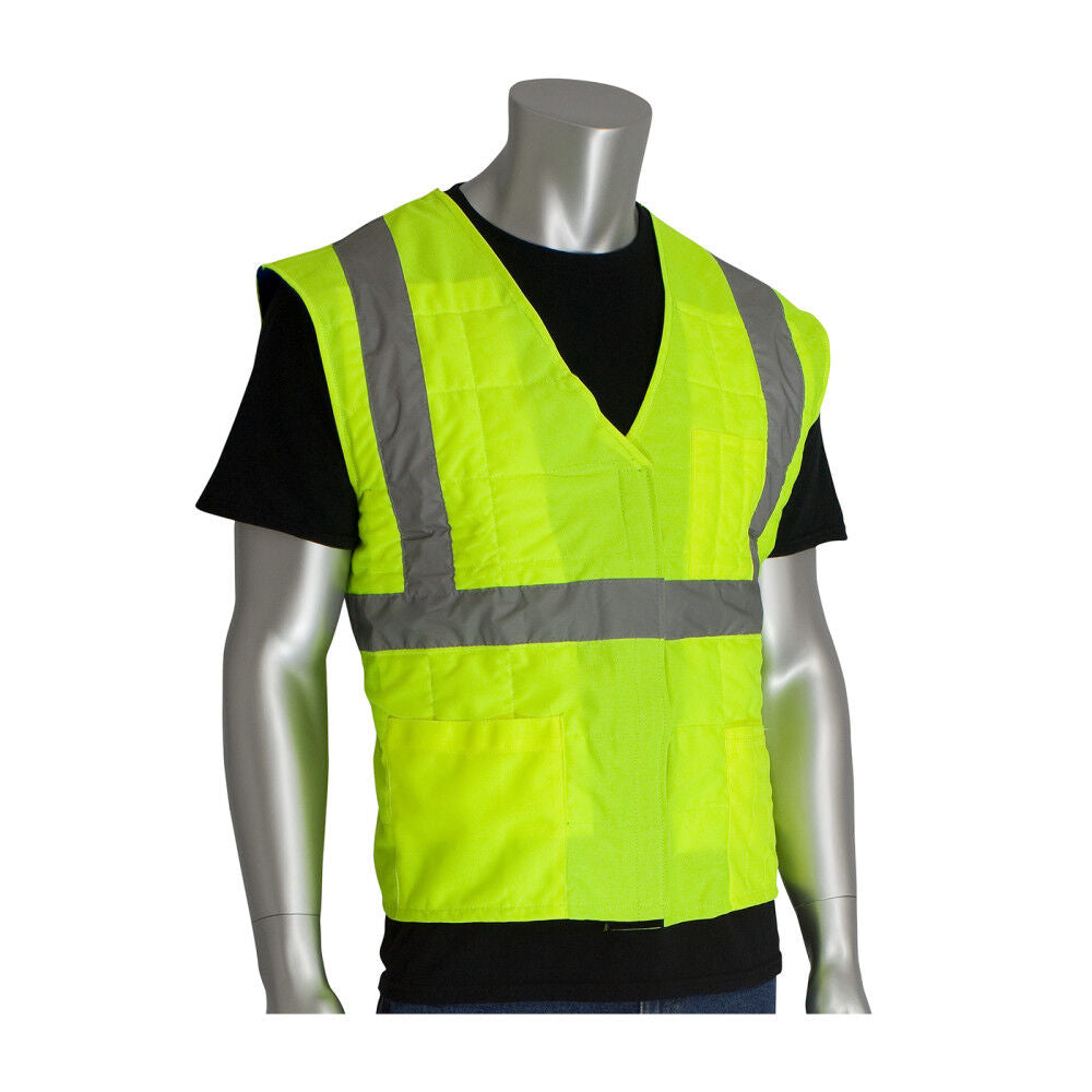 Cooling Vest EZ Cool Hi Vis Yellow Evaporative S/M 390-EZ202-YS/M