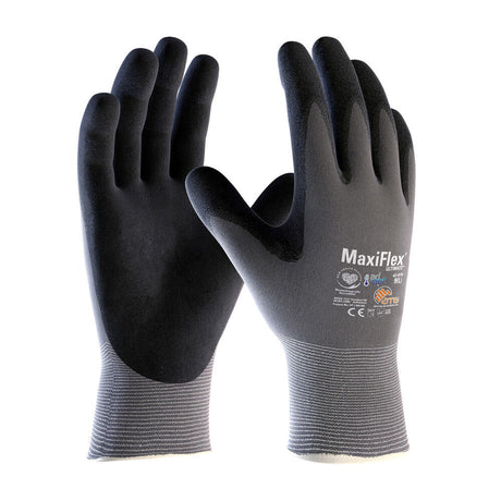 Industrial Products Gloves Gray MaxiFlex Ultimate AD-APT Nylon/Elastane 2X 12 Pairs of Gloves 42-874/XXL