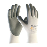 Gloves White MaxiFoam Premium Seamless Knit Nylon 2X 12 Pairs of Gloves 34-800/XXL