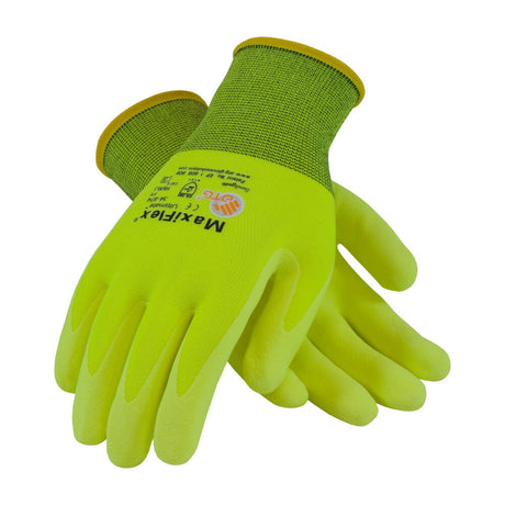 Industrial Products Hi-Vis Maxiflex Gloves 34-874FY/P899