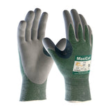 MaxiCut Seamless Knit Engineered Yarn Glove with Nitrile Coated MicroFoam Grip on Palm & Fingers XXL 12 Pairs of Gloves 18-570/XXL