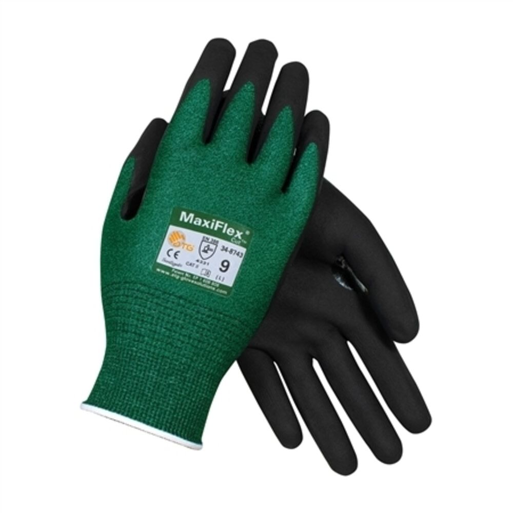 Maxiflex Green Nitrile Gloves 34-8743/P899