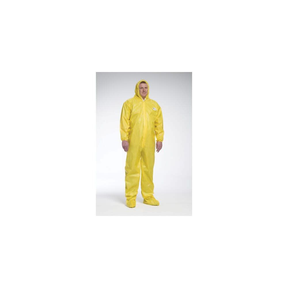 PosiWear UB Plus Yellow Coverall with Elastic Wrist & Ankle 3679B/L