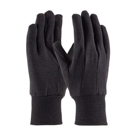 Industrial Products Regular Weight Polyester / Cotton Jersey Glove Brown Mediumen's OSFA 12 Pairs of Gloves 95-808