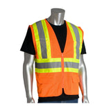 Value Mesh Vest Class 2 Hi-Vis Orange Four Pocket 2X 302-MVZPOR-2X