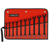 10 Piece Combination Ratcheting Wrench Set Spline JSCRM-10S