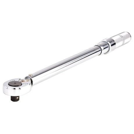 1/2 in Drive Ratcheting Head Micrometer Torque Wrench 40-200 Nm J6016MC