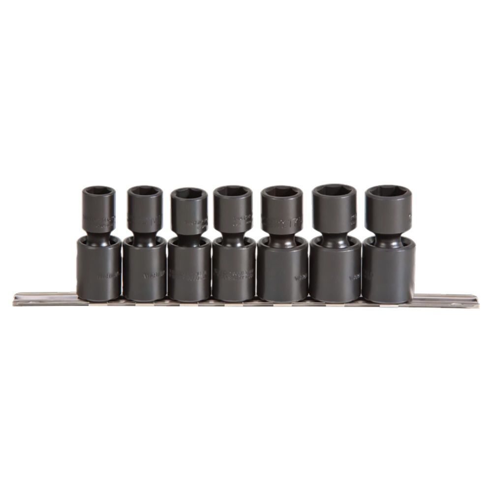 1/2in Drive 6pt Metric Universal Impact Socket Set 7pc J72143M