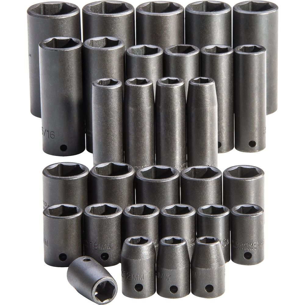 1/2in Drive Impact Socket Set 30pc J54215