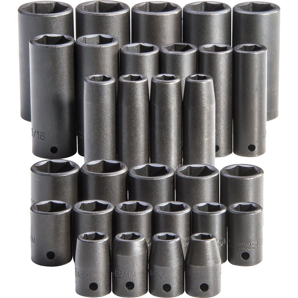 1/2in Drive Impact Socket Set 30pc J54215