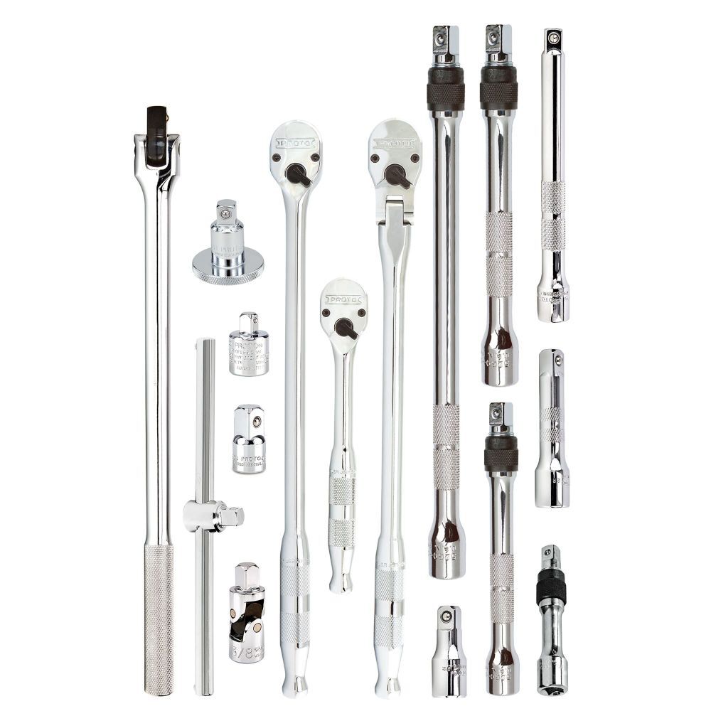 16 Piece 3/8 in Drive Tools and Accessories Set J52000S