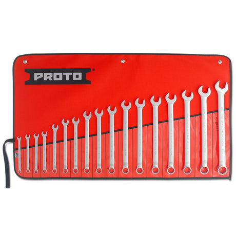 17 Piece Full Polish Metric Combination Wrench Set 12 Point J1200RM-T500