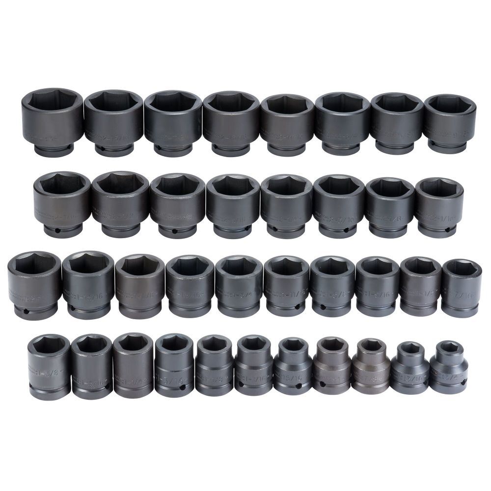 1in Drive 6pt Impact Socket Set 37pc J76137