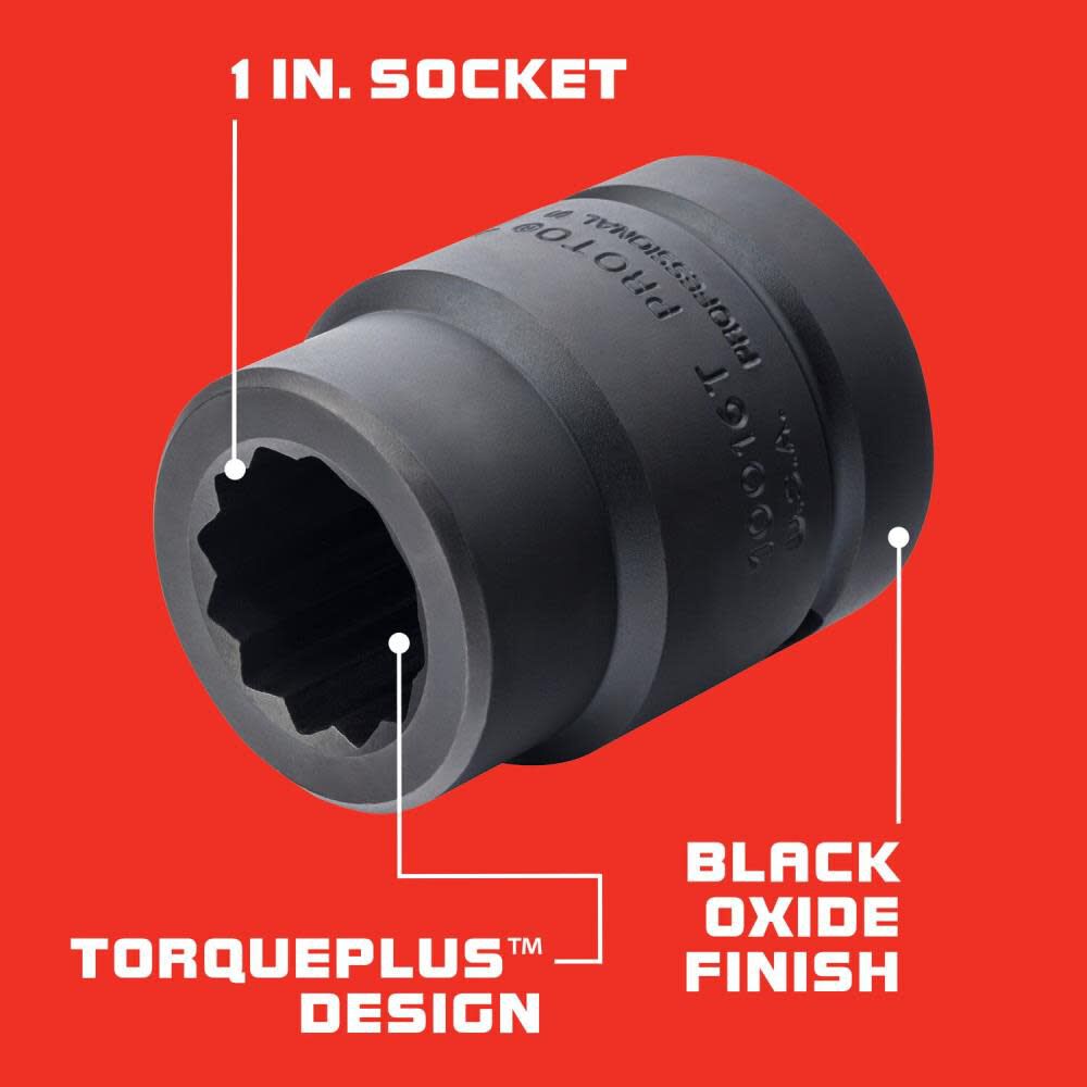 1in Drive Impact Socket 1in - 12 Point J10016T