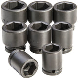 3/4in Drive 6pt Impact Socket Set 8pc J73103