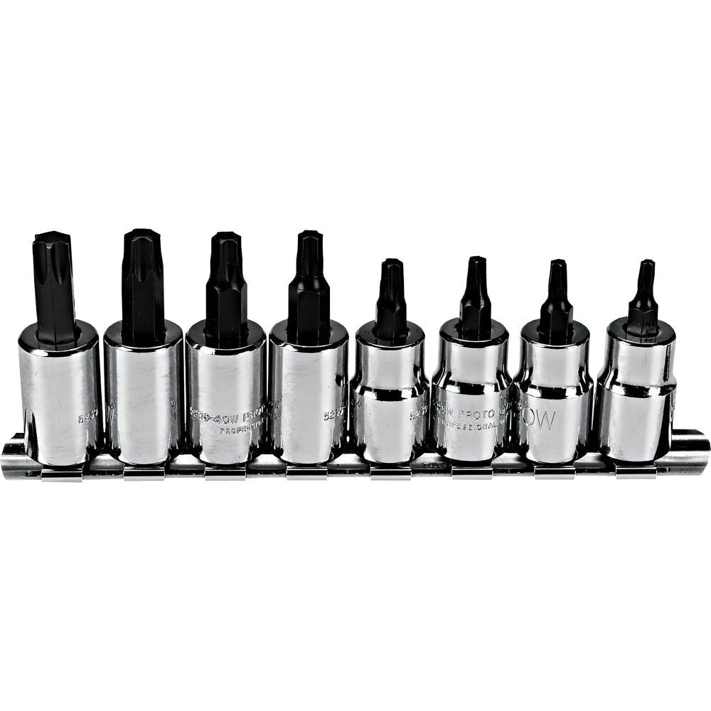 3/8 In Drive 8 Piece Torx Bit Socket Set J5239C