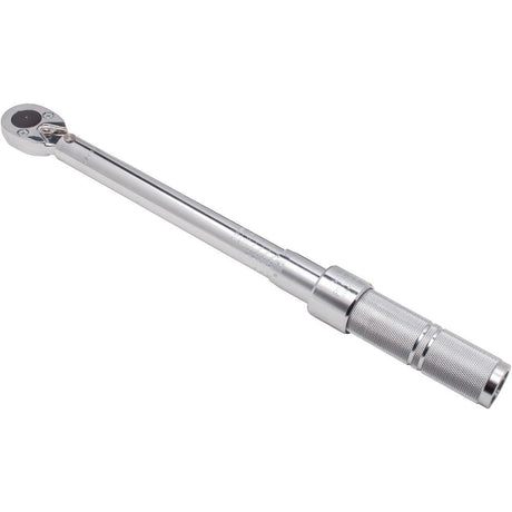 3/8 In Drive Ratcheting Head Micrometer Torque Wrench 16-80 Ft-Lbs J6006C