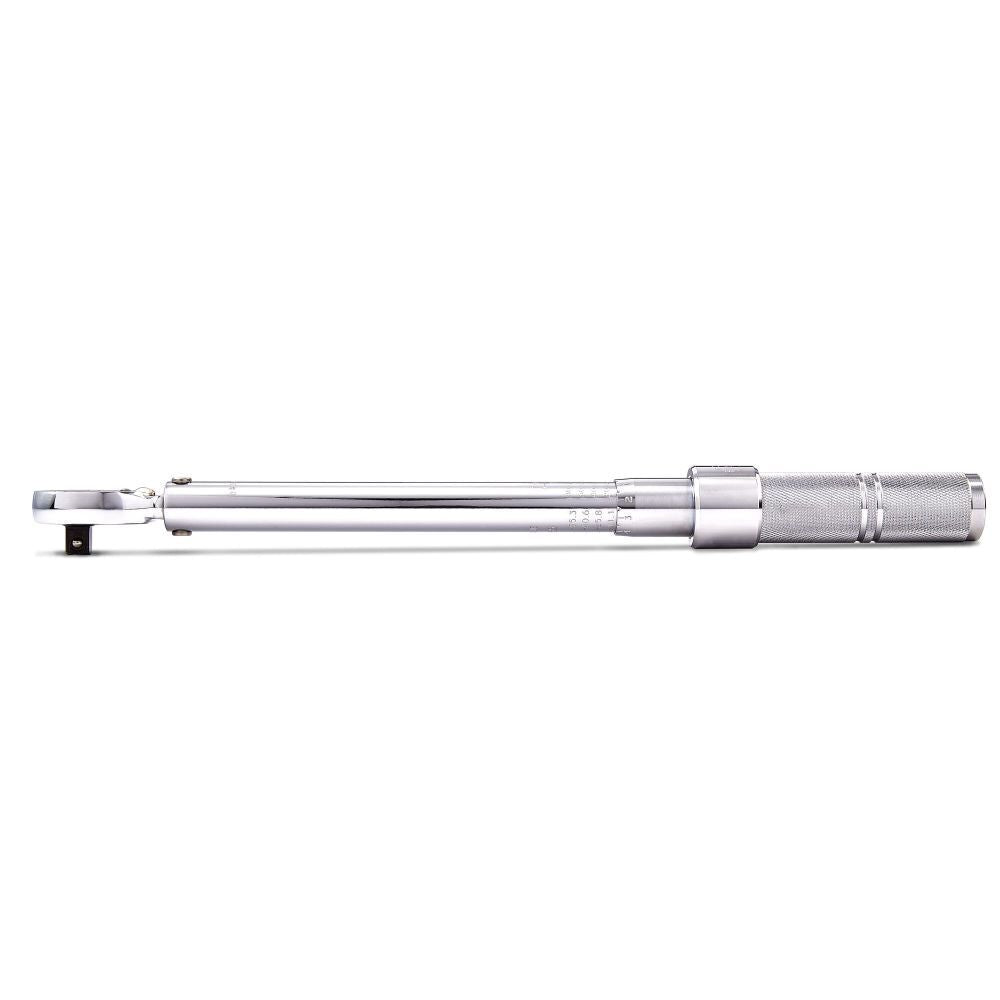 3/8 in Drive Ratcheting Head Micrometer Torque Wrench 16-80 Nm J6006NMC