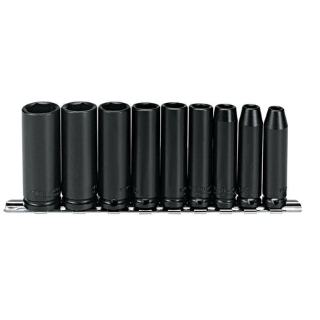 3/8in Drive 6pt Deep Impact Socket Set 9pc J72112