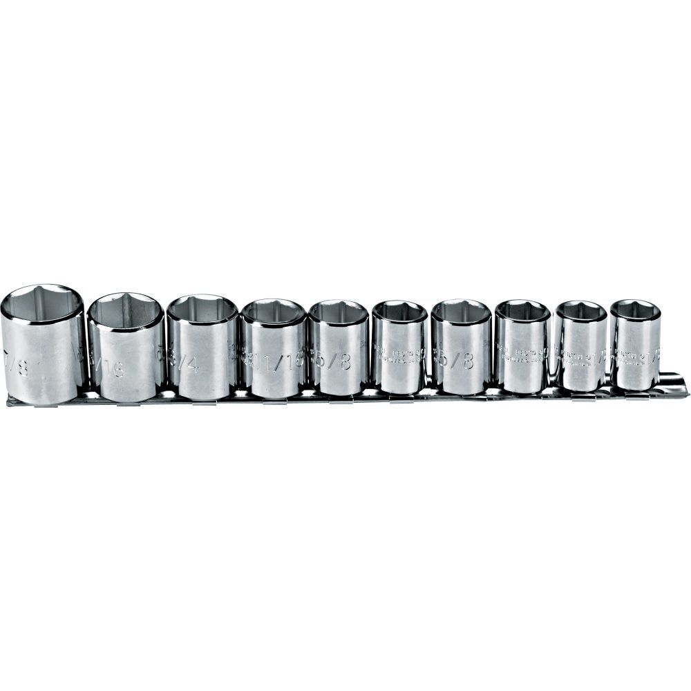 3/8in Drive 6pt Socket Set 10pc J52122