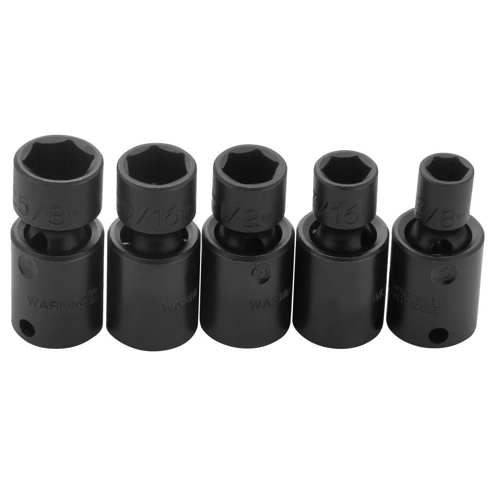 3/8in Drive 6pt Universal Impact Socket Set 5pc J72142