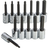 3/8in Drive Hex Bit Socket Set 13pc J4902A