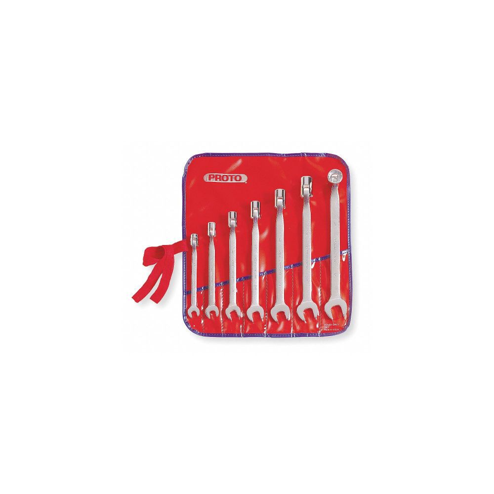 7 Piece Flex-Head Wrench Set-12 Point J1270A