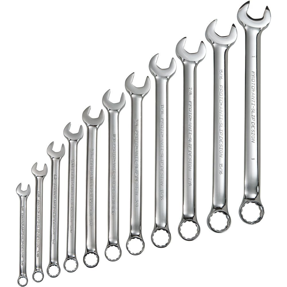 Anti Slip Combination Wrench Set 12 Point 11pc J1200H11T5